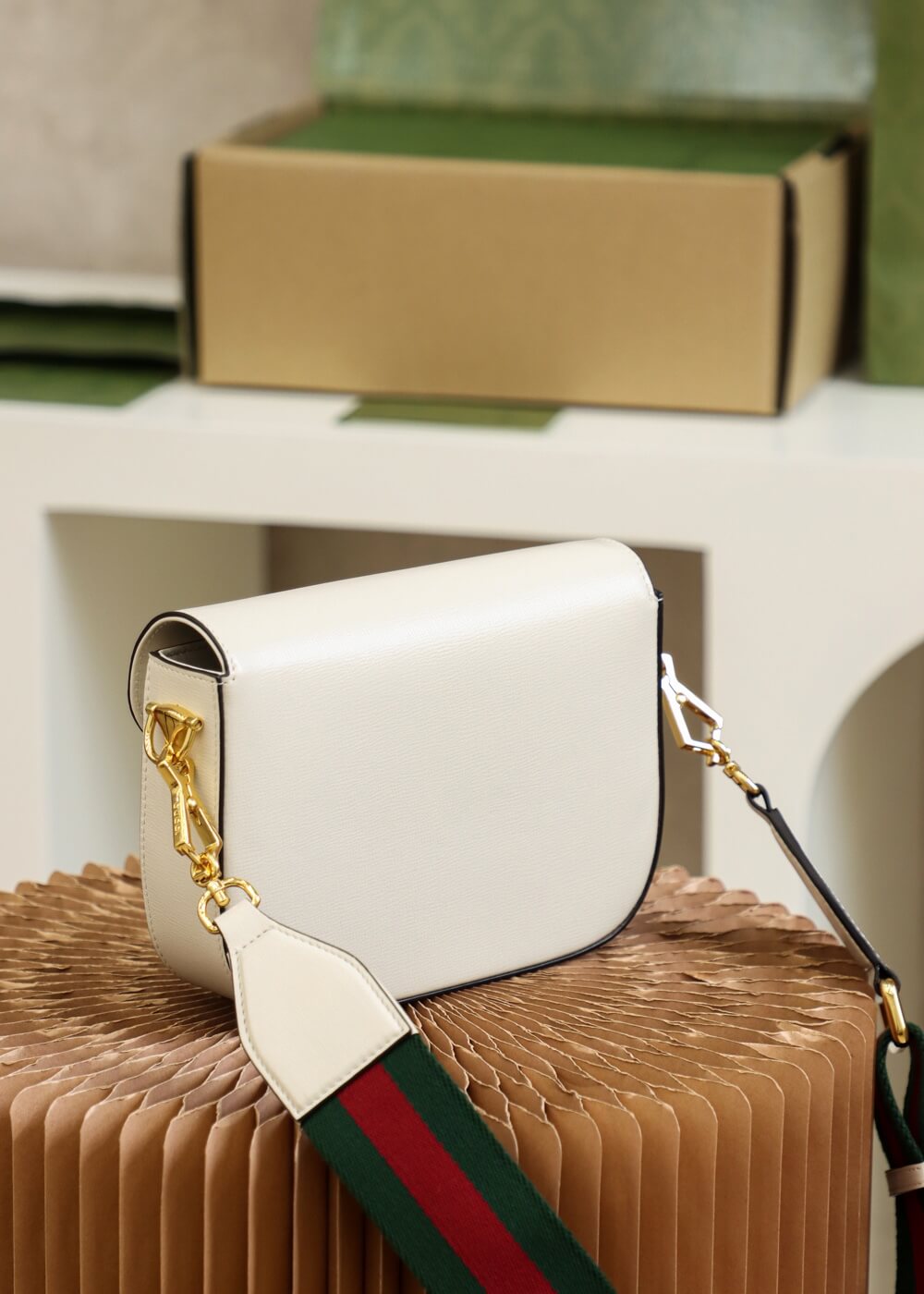 VBS658574 shoulder bag bag Leather white